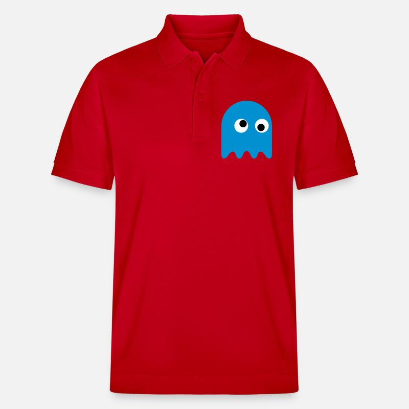 Game Classics Ghost - Stanley/Stella Unisex Bio-Poloshirt PREPSTER - Rot