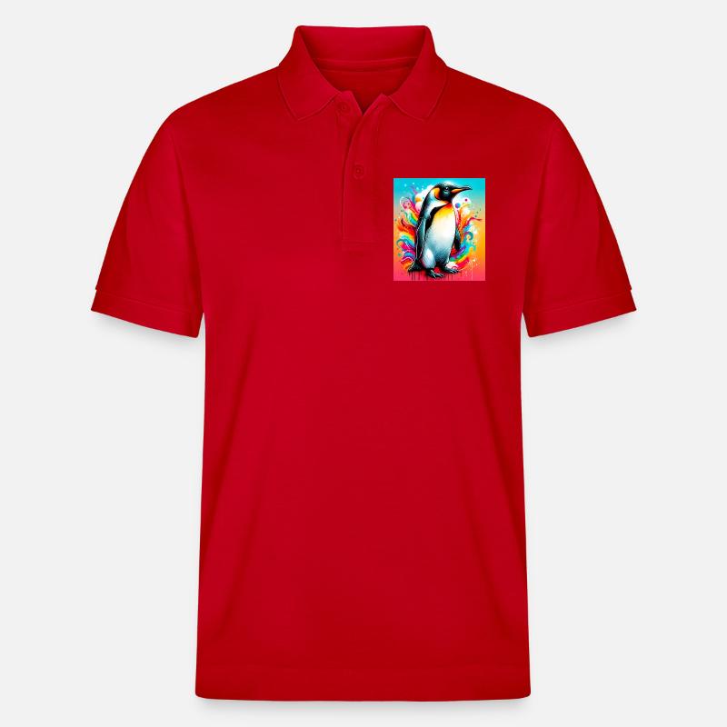 pingouin - Polo PREPSTER bio Stanley/Stella Unisexe - rouge