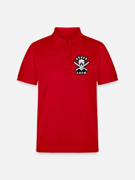 Döner Crew - Stanley/Stella Unisex Bio-Poloshirt PREPSTER - Rot