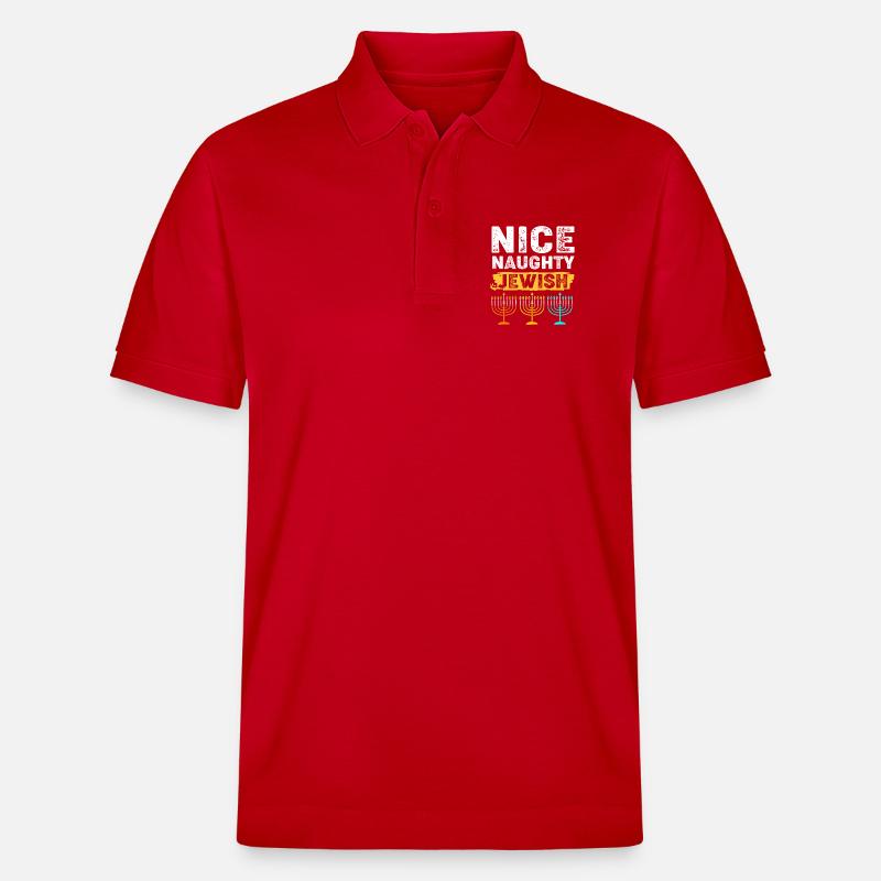 Hanoukka Hanoukka Hanoukka - Polo PREPSTER bio Stanley/Stella Unisexe - rouge