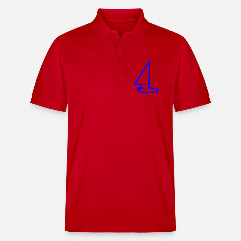 Voile - Polo PREPSTER bio Stanley/Stella Unisexe - rouge