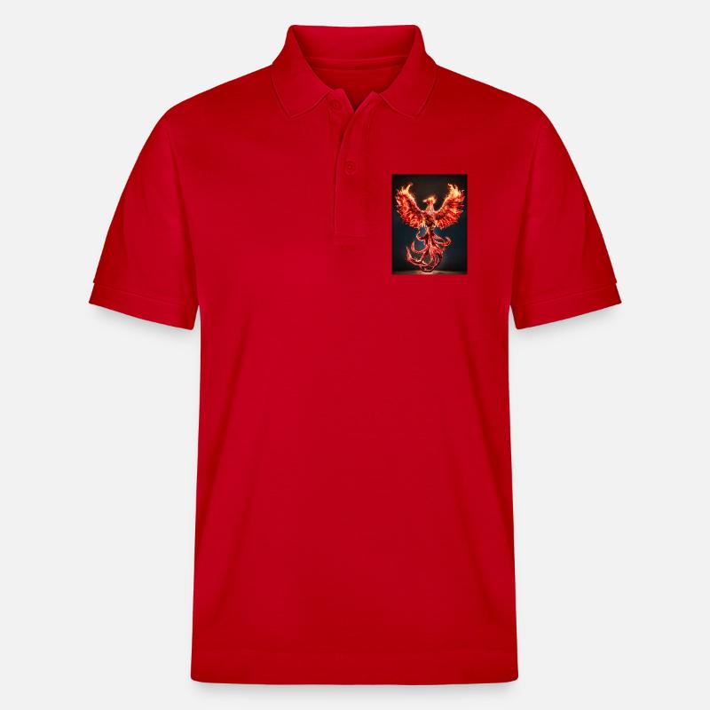 Explosion de Phoenix Firecrest - Polo PREPSTER bio Stanley/Stella Unisexe - rouge