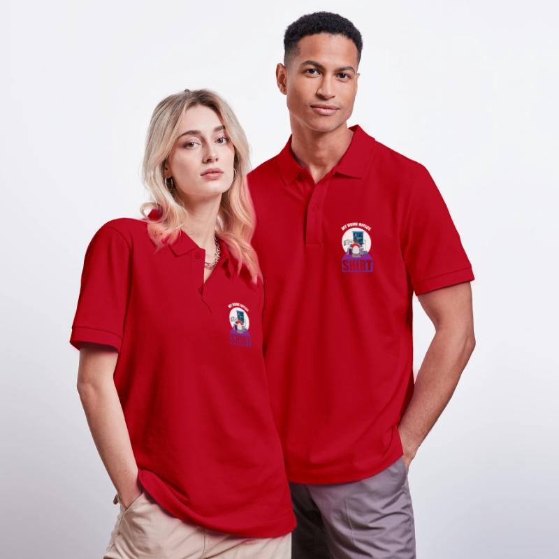 Night Shift Coder Programmer Desk Graphic Stanley/Stella Unisex Bio-Poloshirt PREPSTER