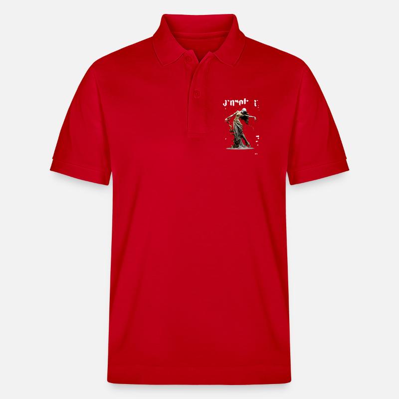 Statue de la rivière dorée - Polo PREPSTER bio Stanley/Stella Unisexe - rouge