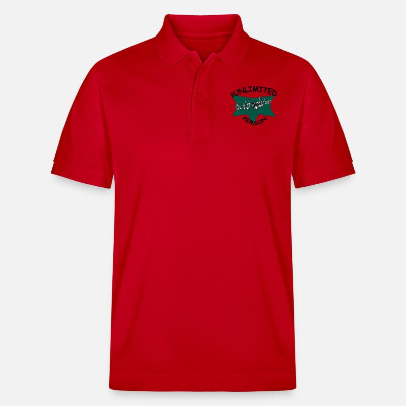 Vous êtes merveilleux - Polo PREPSTER bio Stanley/Stella Unisexe - rouge