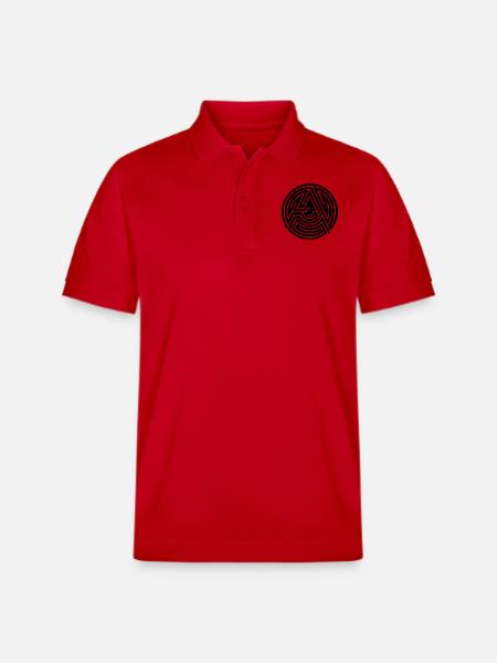 Anarchy - Stanley/Stella Unisex Organic Polo Shirt PREPSTER - red