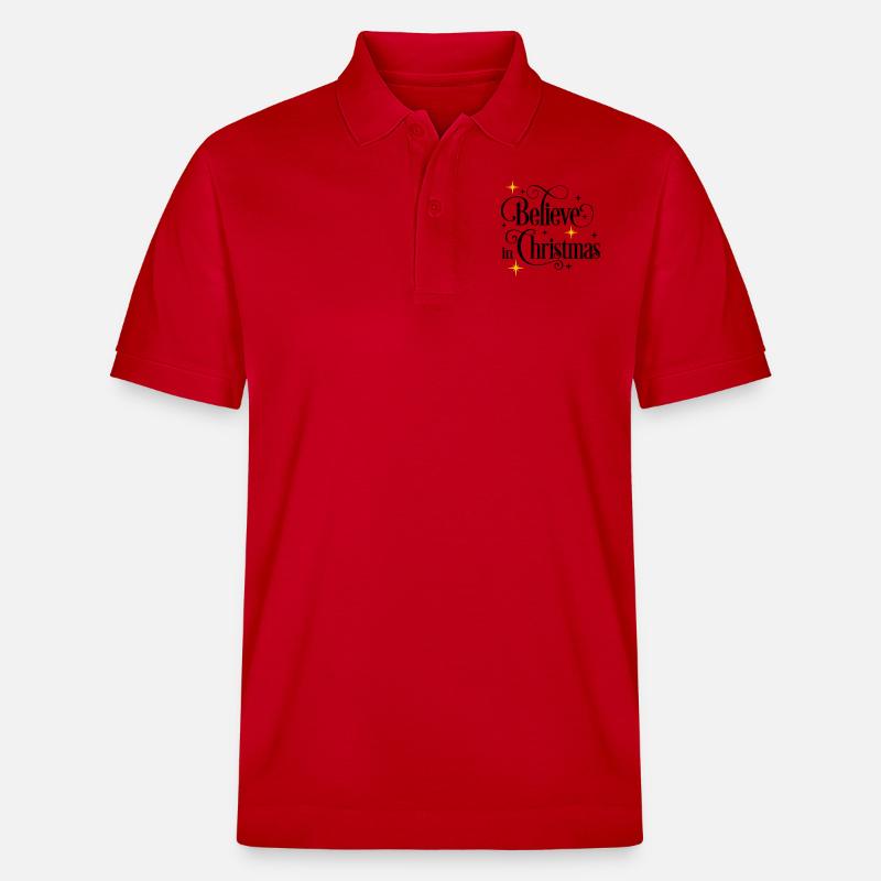 Weihnachten - Stanley/Stella Unisex Bio-Poloshirt PREPSTER - Rot