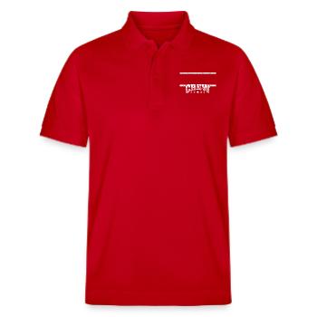 Team Group Shirt T-shirt équipe de troupe de l'équipage - Polo PREPSTER bio Stanley/Stella Unisexe - rouge - Devant - Roxy (174cm) & Andy (188cm)