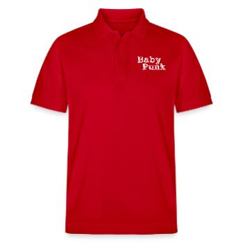 Baby Punk - Stanley/Stella Unisex Bio-Poloshirt PREPSTER - Rot - Vorne - Roxy (174cm) & Andy (188cm)