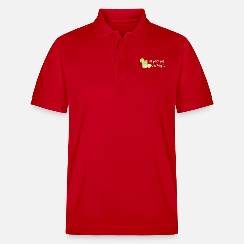 mojito - Polo PREPSTER bio Stanley/Stella Unisexe - rouge