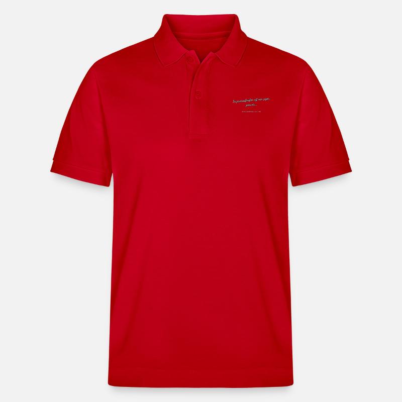 Procrastination - Polo PREPSTER bio Stanley/Stella Unisexe - rouge