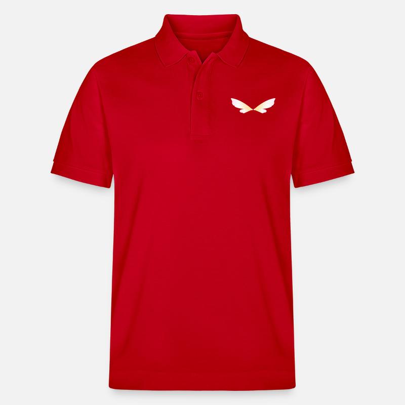 pixie wings - Stanley/Stella Unisex Organic Polo Shirt PREPSTER - red