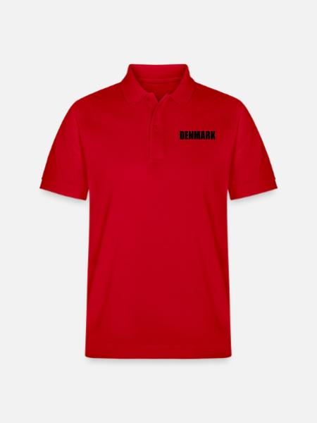 Denmark - Stanley/Stella Unisex Organic Polo Shirt PREPSTER - red