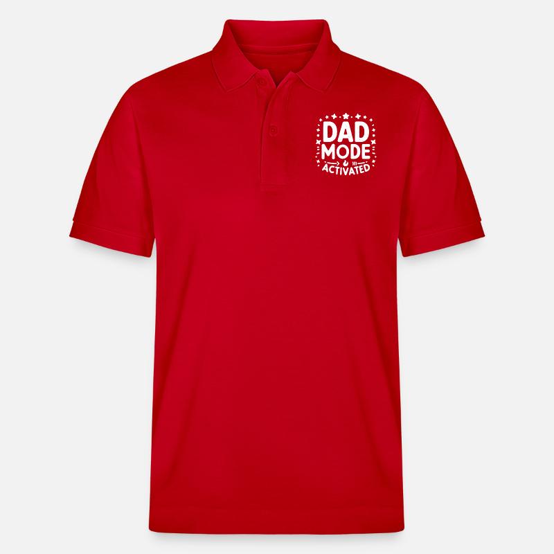 Mode papa activé - Polo PREPSTER bio Stanley/Stella Unisexe - rouge