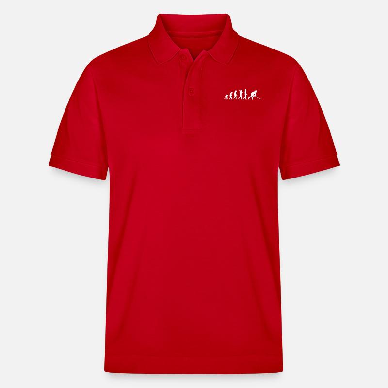 Hockey Evolution - Stanley/Stella Unisex Bio-Poloshirt PREPSTER - Rot