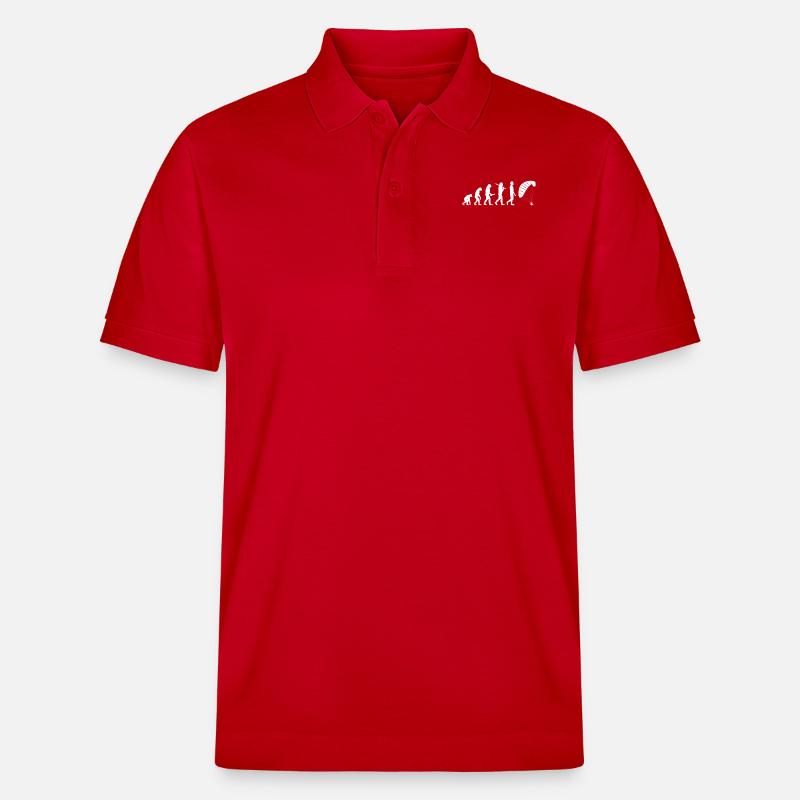 Evolution du parapente Parapente - Polo PREPSTER bio Stanley/Stella Unisexe - rouge