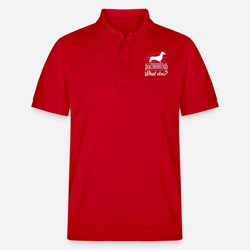 Teckel quoi d'autre? teckel - Polo PREPSTER bio Stanley/Stella Unisexe - rouge