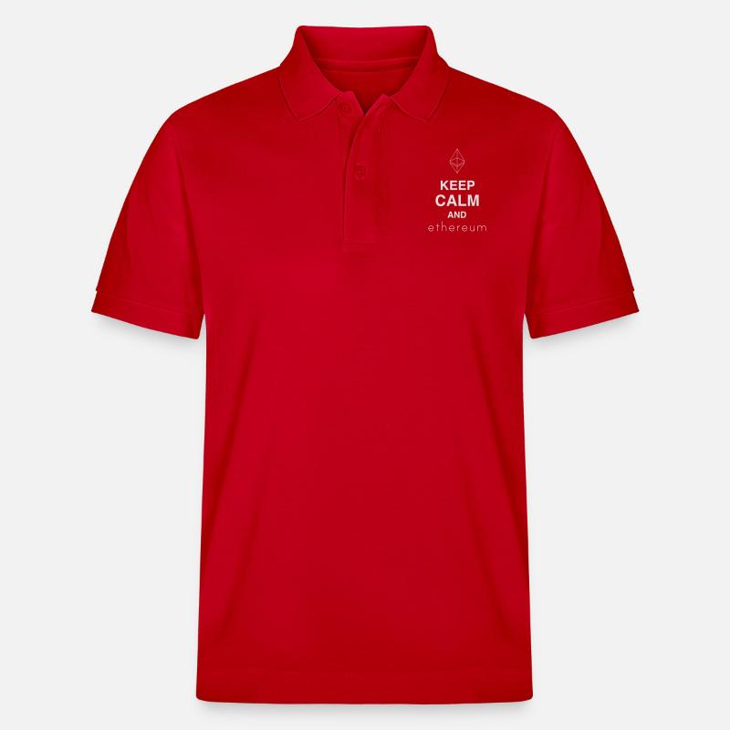 garder son calme et étherium - Polo PREPSTER bio Stanley/Stella Unisexe - rouge