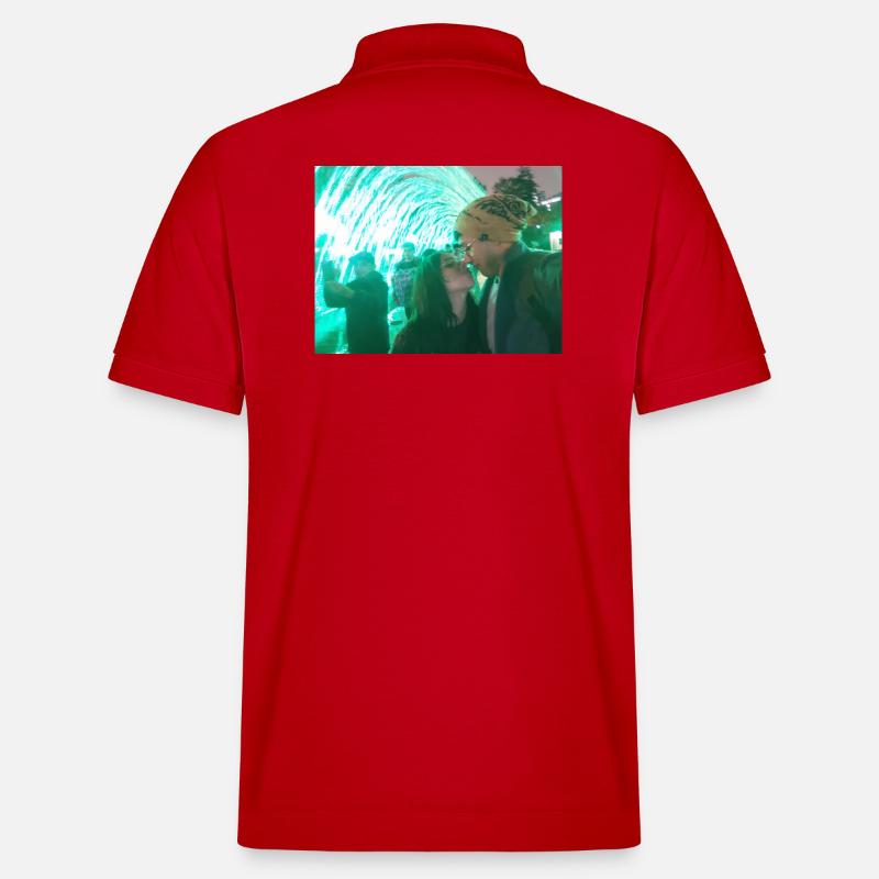 Baisers sous un néon vert - Polo PREPSTER bio Stanley/Stella Unisexe - rouge