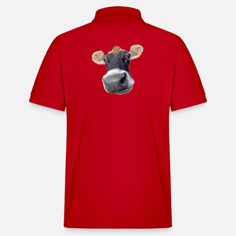 Muh Kuh - Stanley/Stella Unisex Bio-Poloshirt PREPSTER - Rot