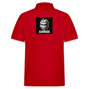 Conception innovante de l’airride avec dynamique - Polo PREPSTER bio Stanley/Stella Unisexe - rouge - Dos - Andy (188cm)