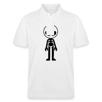 alien - Polo PREPSTER bio Stanley/Stella Unisexe - blanc - Devant - Roxy (174cm) & Andy (188cm)