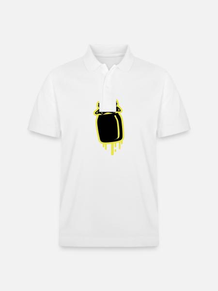 Honey symbol beekeeper - Stanley/Stella Unisex Organic Polo Shirt PREPSTER - white
