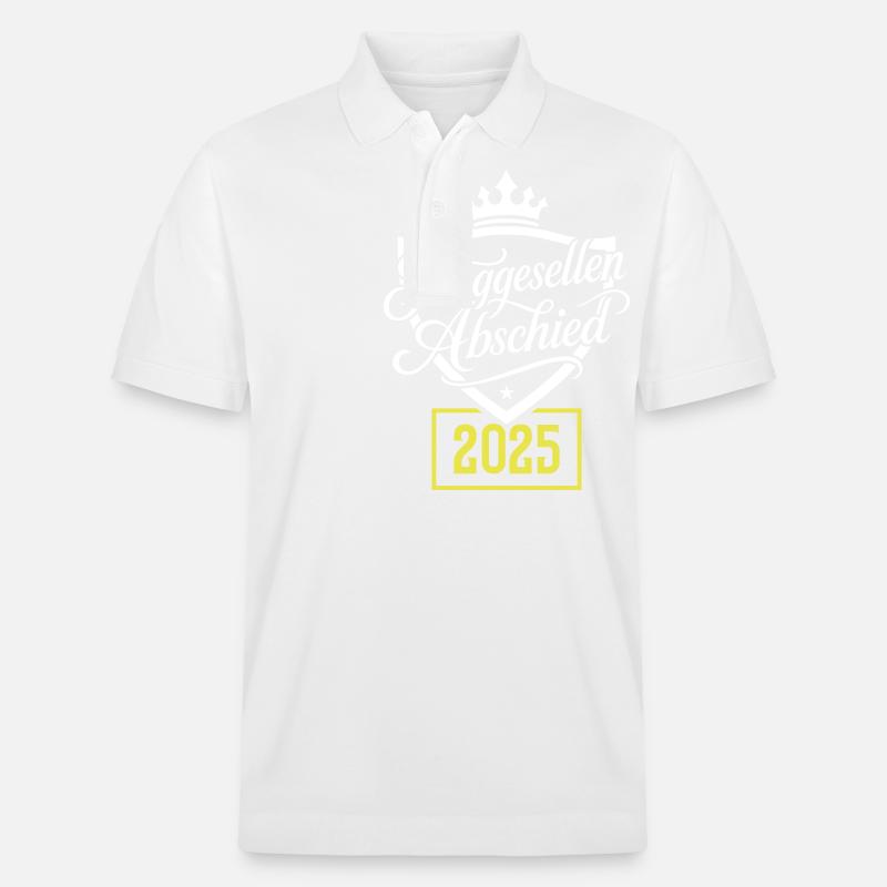 Jga 2025 Junggesellenabschied - Stanley/Stella Unisex Bio-Poloshirt PREPSTER - Weiß