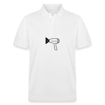 Seche cheveux - Polo PREPSTER bio Stanley/Stella Unisexe - blanc - Devant - Roxy (174cm) & Andy (188cm)