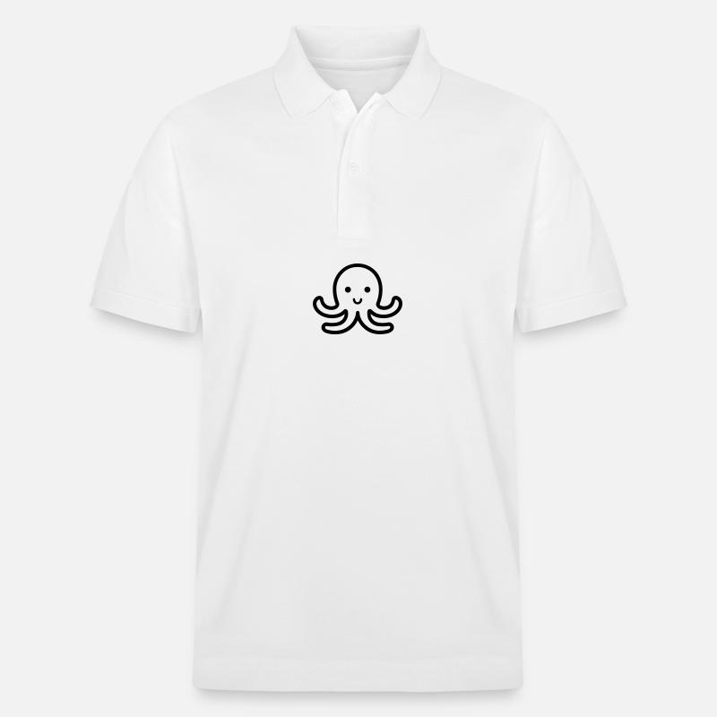 Pieuvre - Polo PREPSTER bio Stanley/Stella Unisexe - blanc