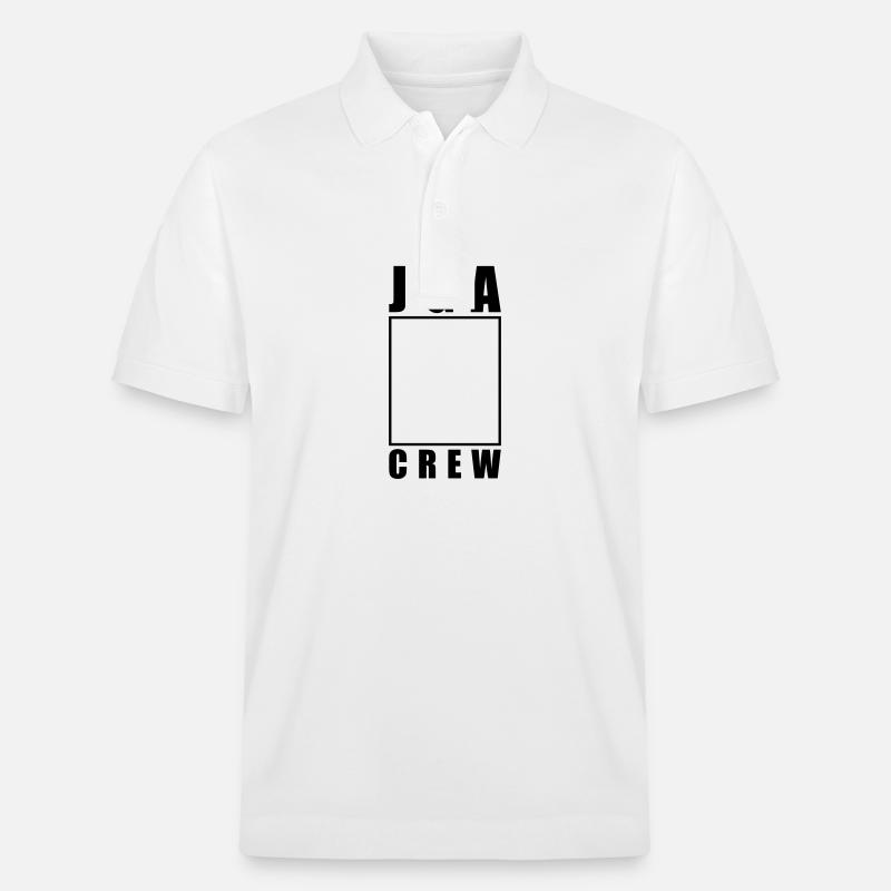 JGA Crew Leer - Stanley/Stella Unisex Bio-Poloshirt PREPSTER - Weiß