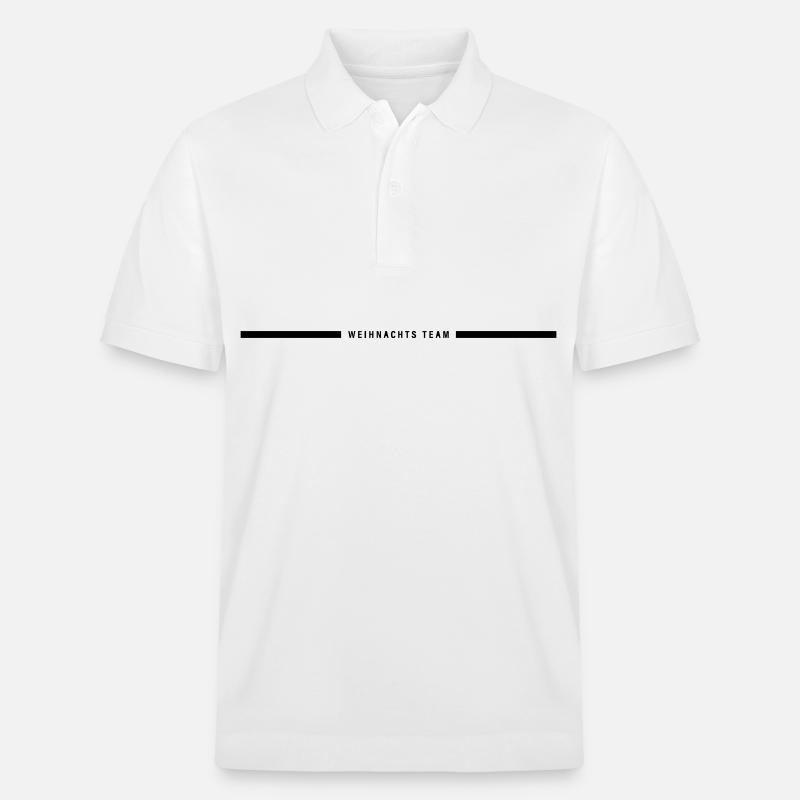 Weihnachts Team Linie - Stanley/Stella Unisex Bio-Poloshirt PREPSTER - Weiß