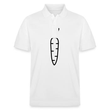 Carrot - Stanley/Stella Unisex Organic Polo Shirt PREPSTER - white - Front - Roxy (174cm) & Andy (188cm)