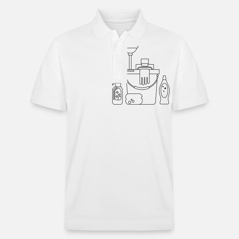 Putzeimer - Stanley/Stella Unisex Bio-Poloshirt PREPSTER - Weiß