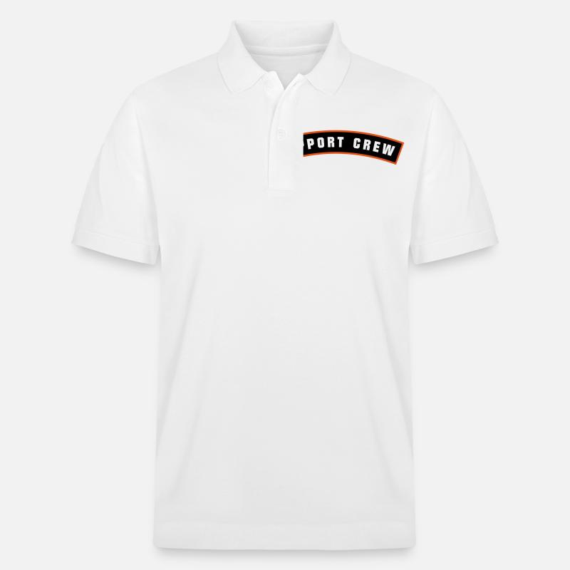 SUPPORT CREW Patch - Polo PREPSTER bio Stanley/Stella Unisexe - blanc