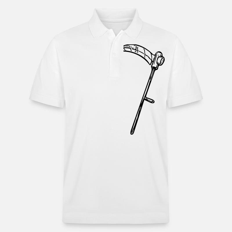 Scharfe Sensen Vector - Stanley/Stella Unisex Bio-Poloshirt PREPSTER - Weiß