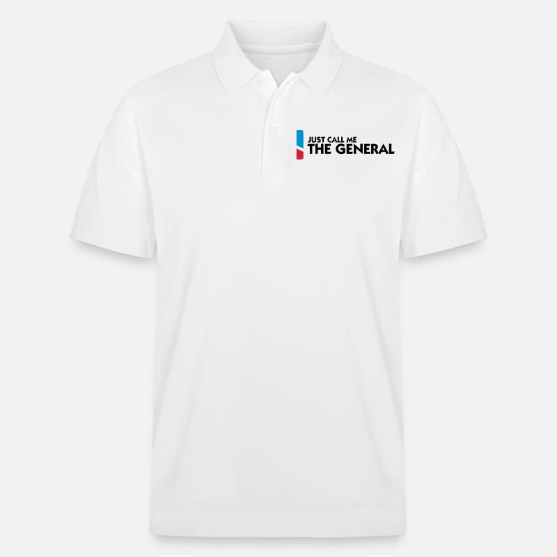 Appelez-moi au général - Polo PREPSTER bio Stanley/Stella Unisexe - blanc