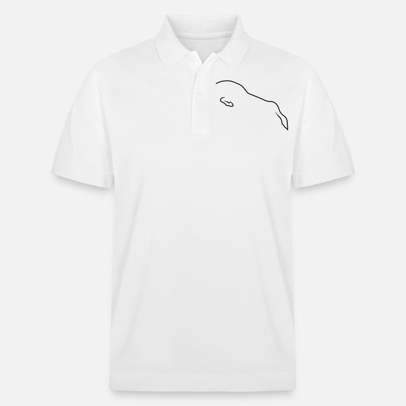 Cheval de saut - Polo PREPSTER bio Stanley/Stella Unisexe - blanc