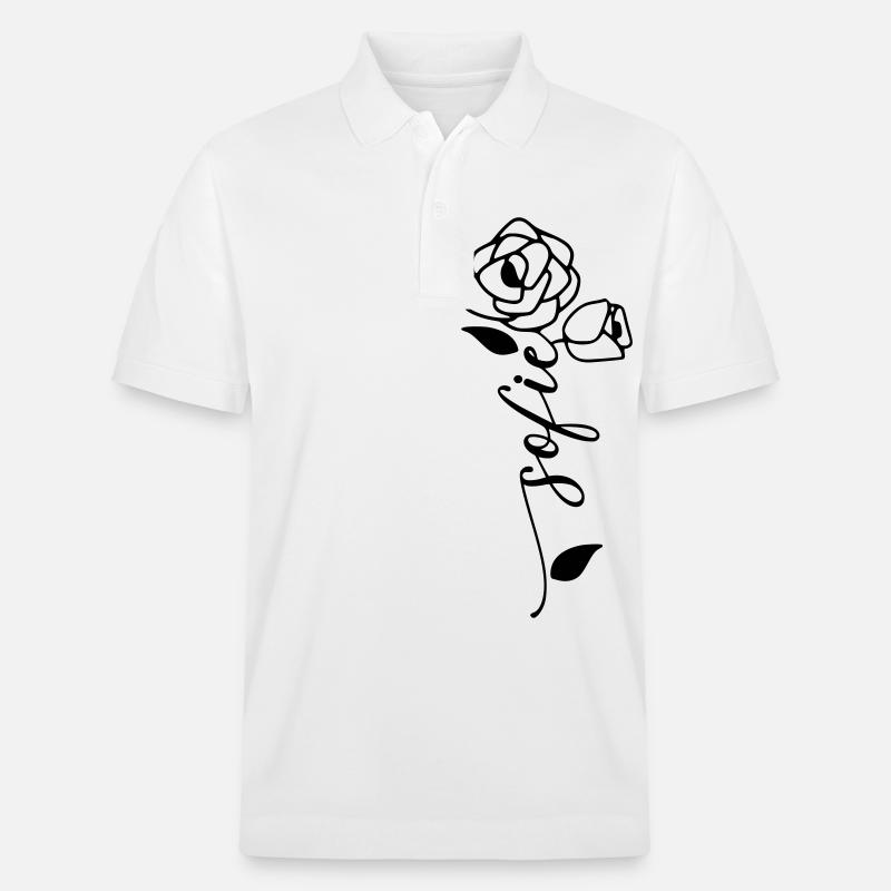 Sofie Nom Prénom Nom Fleur - Polo PREPSTER bio Stanley/Stella Unisexe - blanc