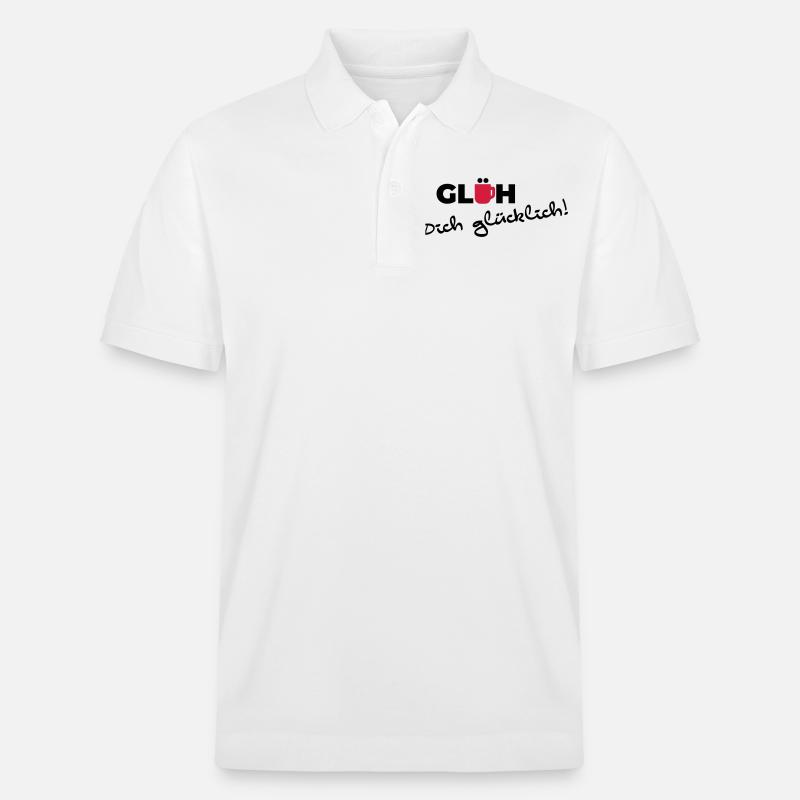 Glühwein - Stanley/Stella Unisex Bio-Poloshirt PREPSTER - Weiß