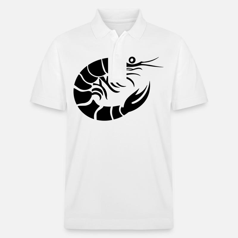Garnele - Stanley/Stella Unisex Bio-Poloshirt PREPSTER - Weiß