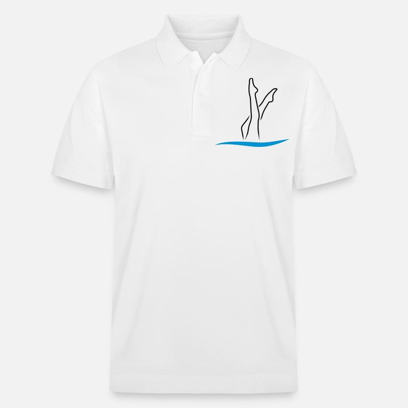 Nage synchrone - Polo PREPSTER bio Stanley/Stella Unisexe - blanc