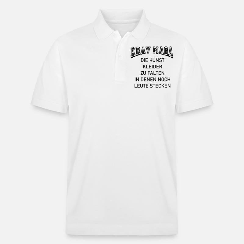 Krav Maga - Stanley/Stella Unisex Bio-Poloshirt PREPSTER - Weiß
