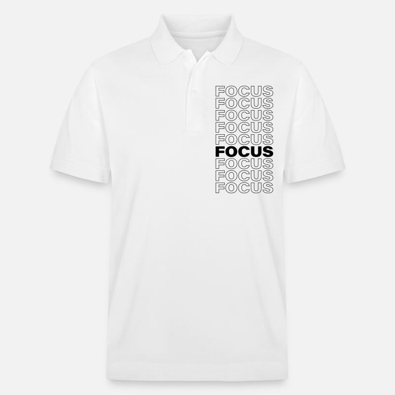 Focus - Stanley/Stella Unisex Bio-Poloshirt PREPSTER - Weiß