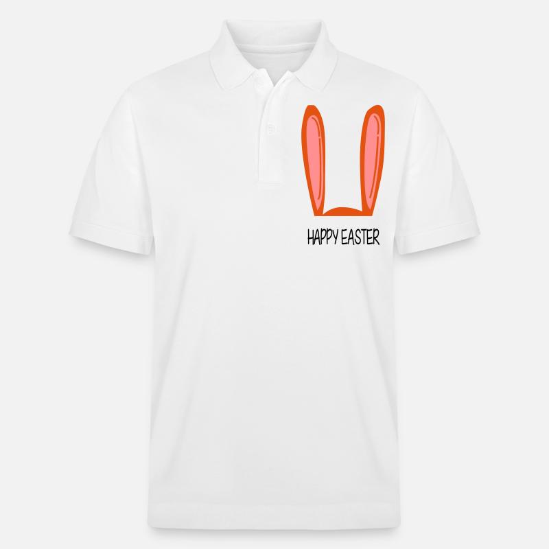 Joyeuses Pâques - Polo PREPSTER bio Stanley/Stella Unisexe - blanc