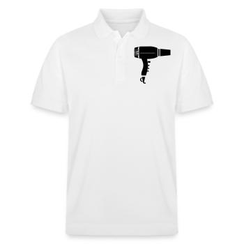 Seche cheveux - Polo PREPSTER bio Stanley/Stella Unisexe - blanc - Devant - Roxy (174cm) & Andy (188cm)