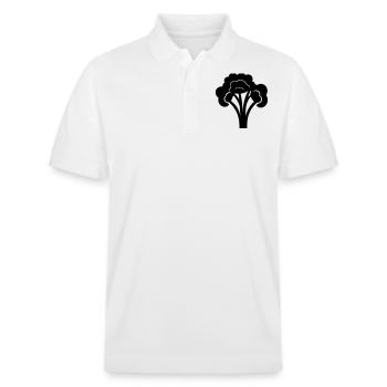 brocoli - Polo PREPSTER bio Stanley/Stella Unisexe - blanc - Devant - Roxy (174cm) & Andy (188cm)
