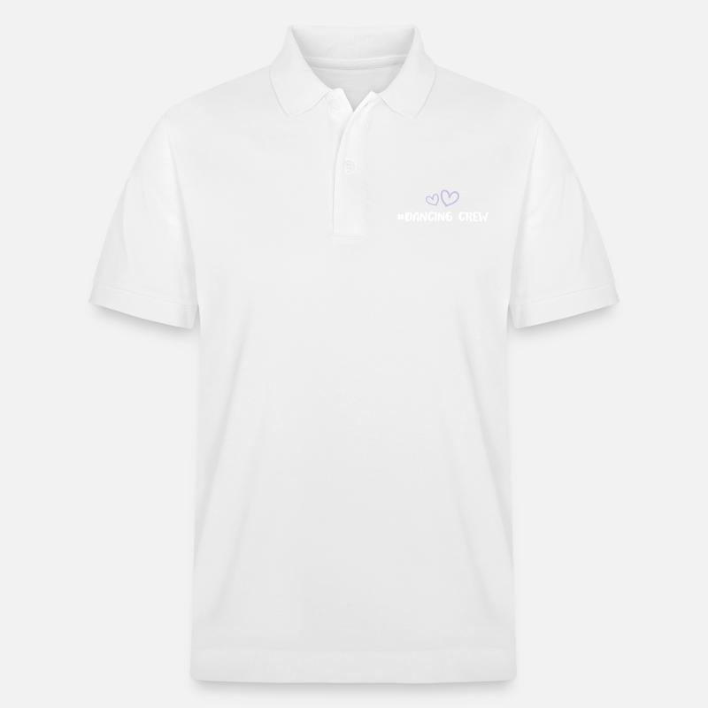 dancing crew herz - Stanley/Stella Unisex Bio-Poloshirt PREPSTER - Weiß