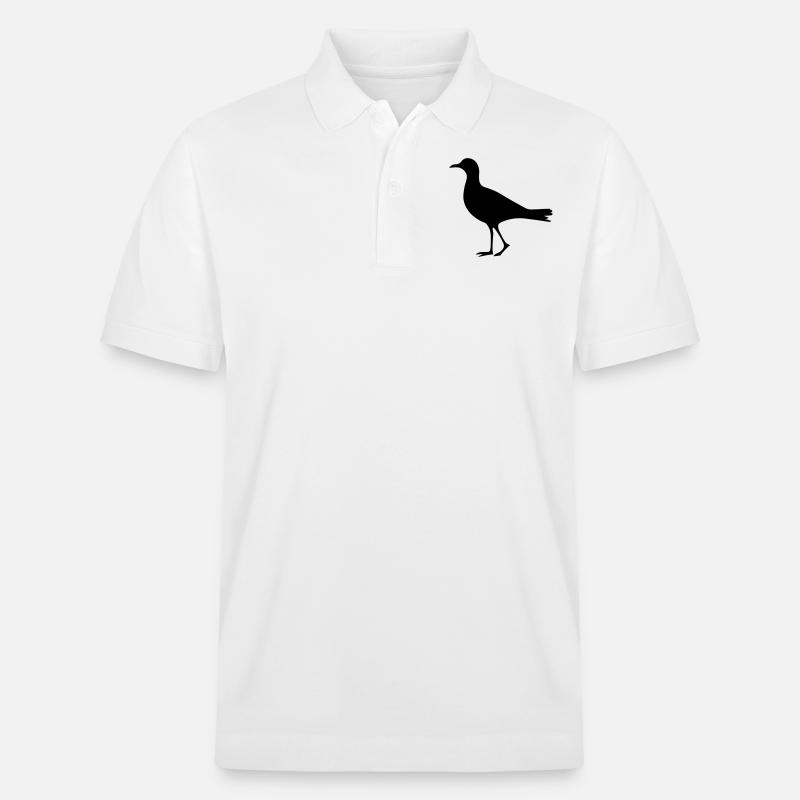 Vogel - Stanley/Stella Unisex Bio-Poloshirt PREPSTER - Weiß