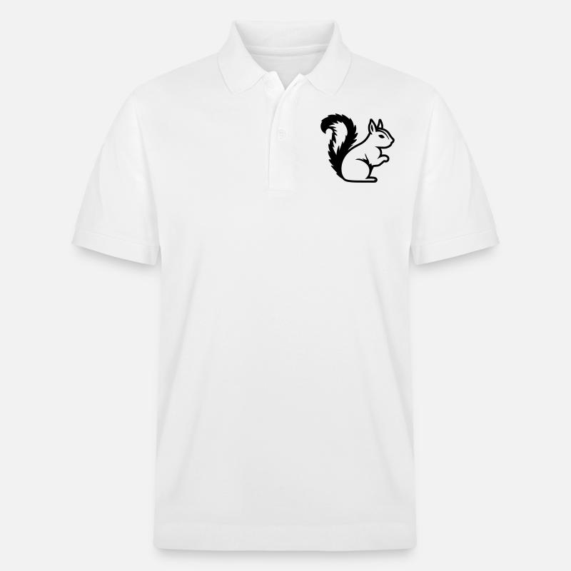 Ecureuil - Polo PREPSTER bio Stanley/Stella Unisexe - blanc